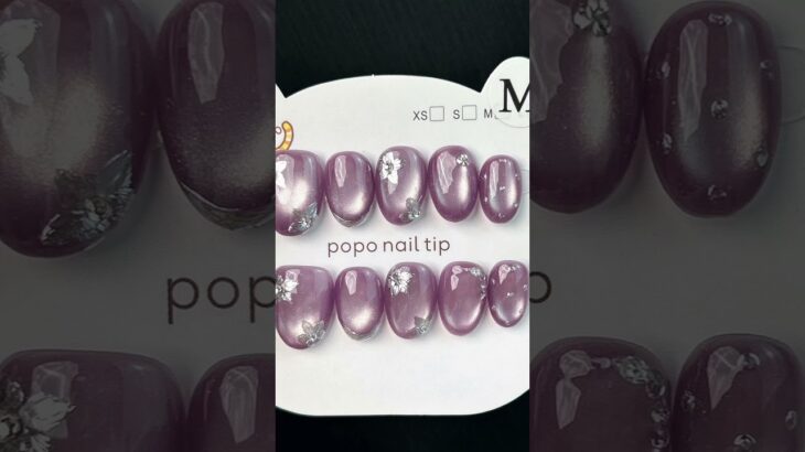 #セルフネイル #チップ取れない付け方 #nails #ネイルデザイン #ポポチップジェル