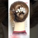 Simple & Pretty Everyday Hairstyle 💕 Easy to Learn! #updo  #hairstyle #easyhairstyle