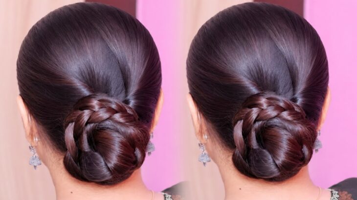 Easy Juda Hairstyle Tutorial 🧿 Beautiful & Elegant Hair Bun for Wedding and Party Look