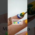 Inspiração de unha para copa do Brasil! #copadobrasil #brasil #nails