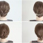 [Medium Hair Updo] 4 Beautiful and Easy Low Bun Tutorials