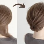 [Medium Hair Updo] Perfect Hairstyles for Weddings & Parties | Easy Rope Braid & Braid Low Bun
