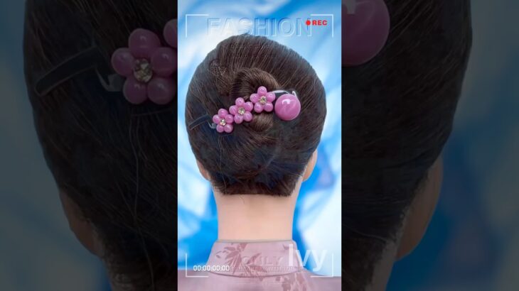 Simple & Pretty Everyday Hairstyle 💕 Easy to Learn! #updo  #hairreels