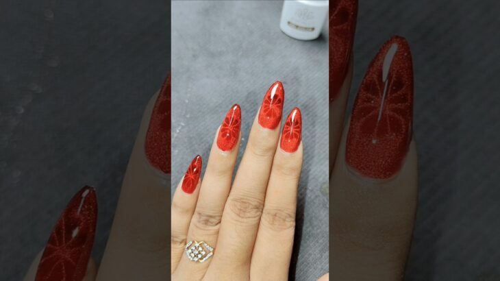 Cat eye magnetic gel polish 💅❤️😍 #simplenails #nailart #nails #gelnails #gelpolish #viralshorts