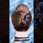 Elegant Bun in 15 Seconds – So Easy Anyone Can Do It! #hairstyle #hairtutorial #updo
