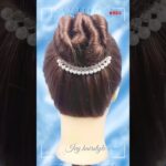✨ Would You Save This Hairstyle? #hairtutorial #updo #hairstyle #hairaccessories
