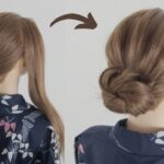 3分でできる浴衣・着物ヘアアレンジ！ロングヘアの簡単ねじりまとめ髪 / Easy Yukata and Kimono Hairstyle