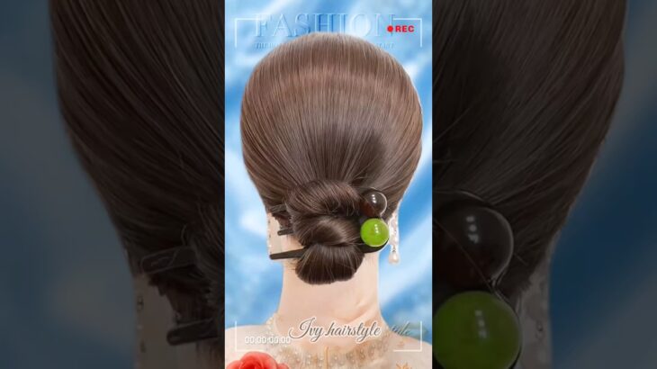 Everyone Is Loving This Easy Updo! Save It & Try It Today!#EasyHairstyle #Updo #Hairstyle #braids