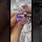 How to easy 3D design #glitzaccessoriesandsuch #glitzgelpolish #glitzcrystal #3dnailarts #glitz4dgel