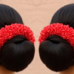Very Easy Low Bun With Cluture _ Self Juda Hairstyle | Hairstyle for Sawan Special #Hairstyling