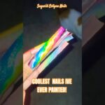 Coolest Nails I’ve Ever Painted✨️ #nailart #nails #diynails #relatable #longnails #4urpage #fypシ