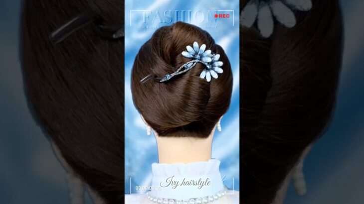 Everyone Is Loving This Easy Updo! 😍✨ Save It & Try It Today! #EasyHairstyle #Updo #hairstyle