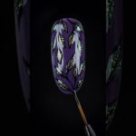 Dark Purple Leafy Elegance💜💜