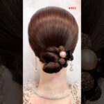 Simple and perfect updo for everyday，Do you like this style? #easyhairstyle #updo #hairstyle