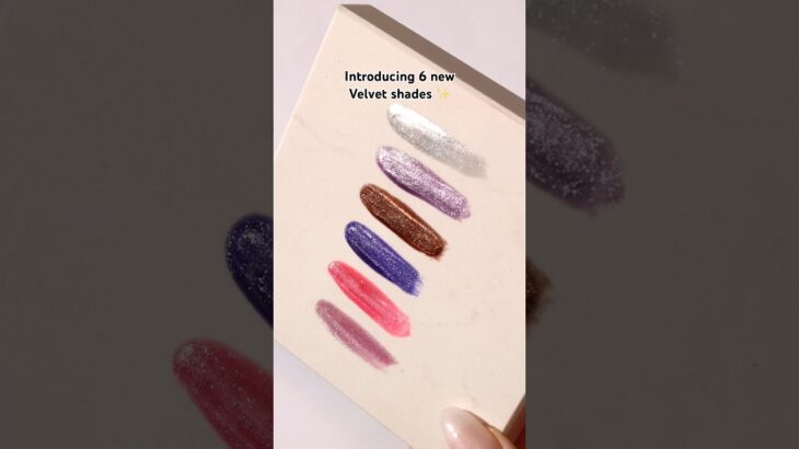 Velvet: The Encore is here, six new shades, one very good finish 🤩 #shorts #gelnails #nailinspo