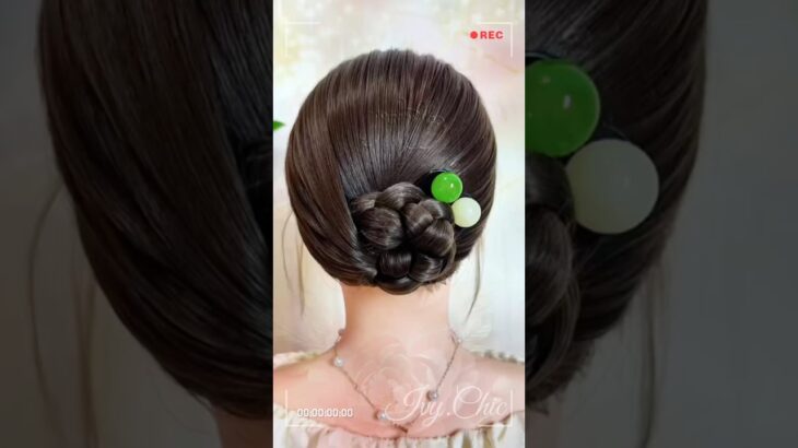 Elegant Hairstyles You’ll Love! ✨#EasyHairstyle #Updo #Hairstyle #HairInspiration #LongHair #hair