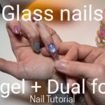 Glass nails w. polygel + dual forms | Nail tutorial | Trying New products + old faves ✧♡✧