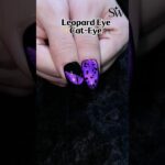 🐆Leopard Cat Eye Design👀 #solwink #poligel #cateyegel #nailart #diynails #naildesign
