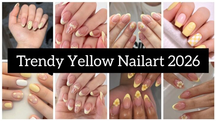 💛 Aesthetic Yellow Nail Art 2026 | Cute, Trendy & Pinterest-Inspired Nail Designs ✨