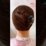 Simple & Pretty Updo for Every Day ✨ Do You Like This Style? #easyhairstyle #updo #hairstyle #hair