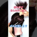 斜め簪の大人シニヨン #ヘアアレンジ #まとめ髪＃簪
