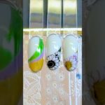 Flower Curve Chrome Stamping Nail Art with Stencil Blocking + Chrome Base + Semi-Gel Stamping Polish