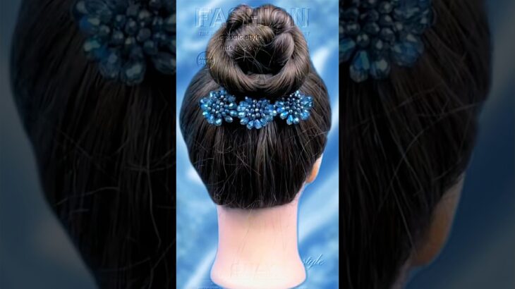 Instant Chic: 15s Viral Updo Tutorial #hairstyle #updo #diyhairstyle