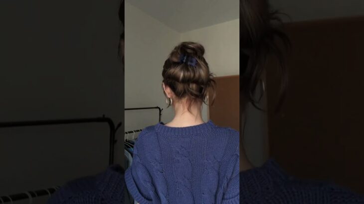 Perfect Bun for Thin Hair | Easy Claw Clip Updo  #hairstyle #hairtutorial #hairclip #hairstyles#fyp