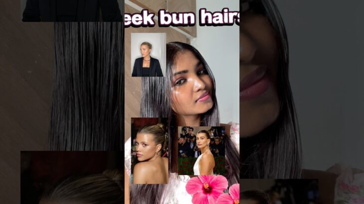 Sleek bun hairstyle | hair tutorial #tamil