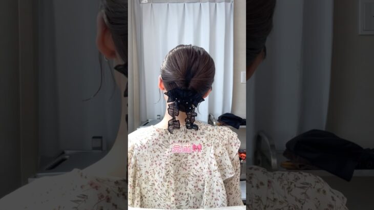 ボブでも出来る簡単まとめ髪🎀✨ #ボブ #ヘアアレンジ #札幌美容室