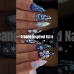 MY SHELF BROKE MID SET 😭😭 #fypシ #arcane #arcaneedit #nailtechlife #naildesign #nailtutorial