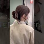 ＼4STEPで簡単かわいい♡／クリップヘアアレンジをご紹介✨️【銀座美容室ShellBear】 #ヘアアレンジ #ヘアセット #アレンジ #まとめ髪 #ヘアクリップ #セルフアレンジ #shorts