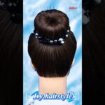 Simple and perfect updo for everyday，Do you like this style? #easyhairstyle #updo #hairstyle