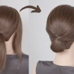 【ミディアムヘアのヘアアレンジ】大人女性にオススメの簡単上品まとめ髪のやり方 / Easy and Elegant Updo