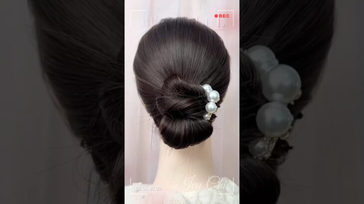 Simple & Sophisticated ✨ This Updo Is Perfect for Any Day!    #easyhairstyle #updo #hairstyle