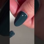 Glossy Deep Teal Nails 💙✨ | Satisfying Nail Polish Transformation#shorts #explore