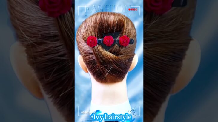 Elegant everyday updo in minutes #easyhairstyle #updo #hairstyle