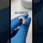 How to easy 3D design #glitzaccessoriesandsuc #glitzgelpalette #cateyetechnique #3dnailarts
