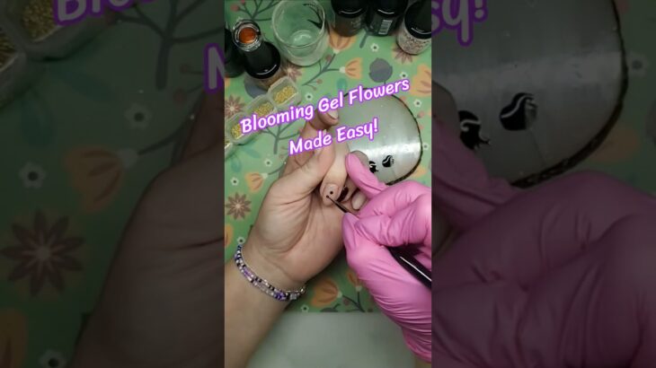 Live Highlight- Blooming gel flower #nails #gelpolish #naildesigns #nailart #nailtech #nailpassion