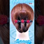 A Gorgeous Look in Just a Few Steps ✨    #hairstyleideas #updo #hairtutorial #hairstyling