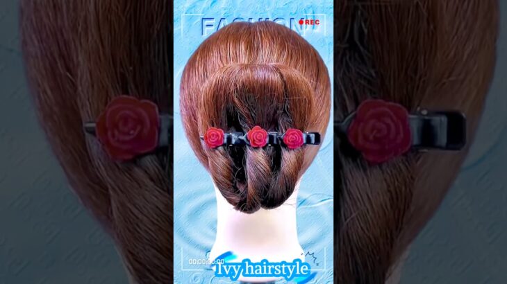 A Gorgeous Look in Just a Few Steps ✨    #hairstyleideas #updo #hairtutorial #hairstyling