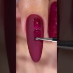 This Cherry Chrome Nail Art Deserves a Close-Up 😍💅✨ #NailArt #Nails #Shorts #viral