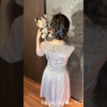 ミラコスタ挙式のお客様のお呼ばれヘア🕊️ #新橋ヘアメ #ヘアアレンジ #虎ノ門ヘアメ #ミラコスタ#結婚式#お呼ばれヘア#ディズニー #ヘアセット#参列#まとめ髪