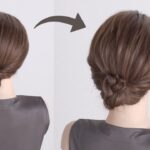 【3分ヘアアレンジ】くるりんぱ×三つ編みで簡単！一日中崩れない大人の上品まとめ髪 / Easy Updo