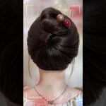 A Hairstyle That Makes the Whole Look Feel Different ✨    #updo #hairinspiration #hairstyleideas