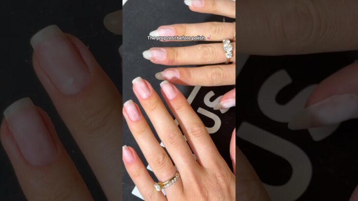 Nail prep, sorted: trim, buff, file, cuticle oil, done 💅