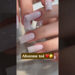 Pose en gel milky white simple et efficace ❤️ #ongles #nails