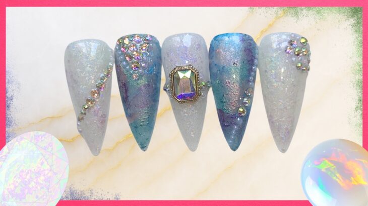 BIRTHSTONE NAIL SET: Opal for October