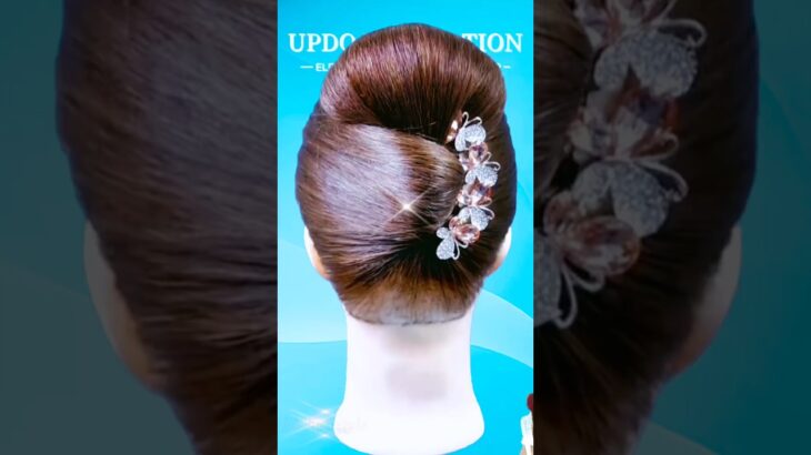 Easy Everyday Bun Tutorial ✨Simple & Cute 👌Do you like this bun? 💕#bunhairstyle  #hairstyle  #updo