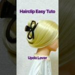 不器用さんでも大丈夫！ヘアクリップでまとめ髪のやり方💕Hair tutorial hairclip